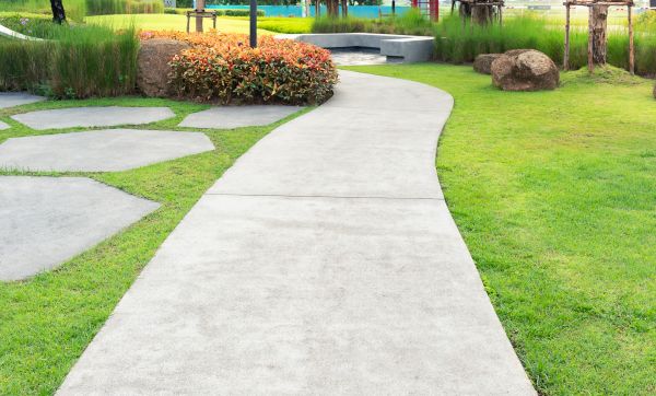 Concrete Walkway Resurfacing in Fuquay Varina