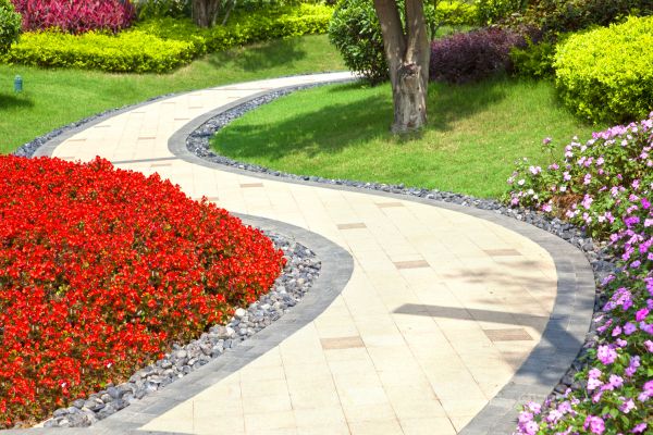 Garden Walkway Repair in Fuquay Varina